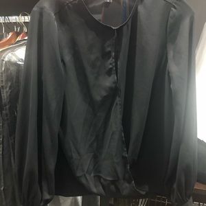Fifteen Twenty black blouse with keyhole size small
